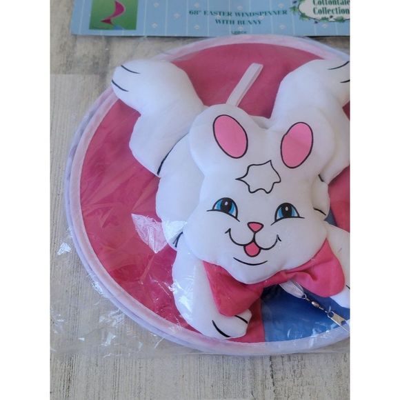 Easter Bunny wind spinner spring home decor accessory - Picture 3 of 6
